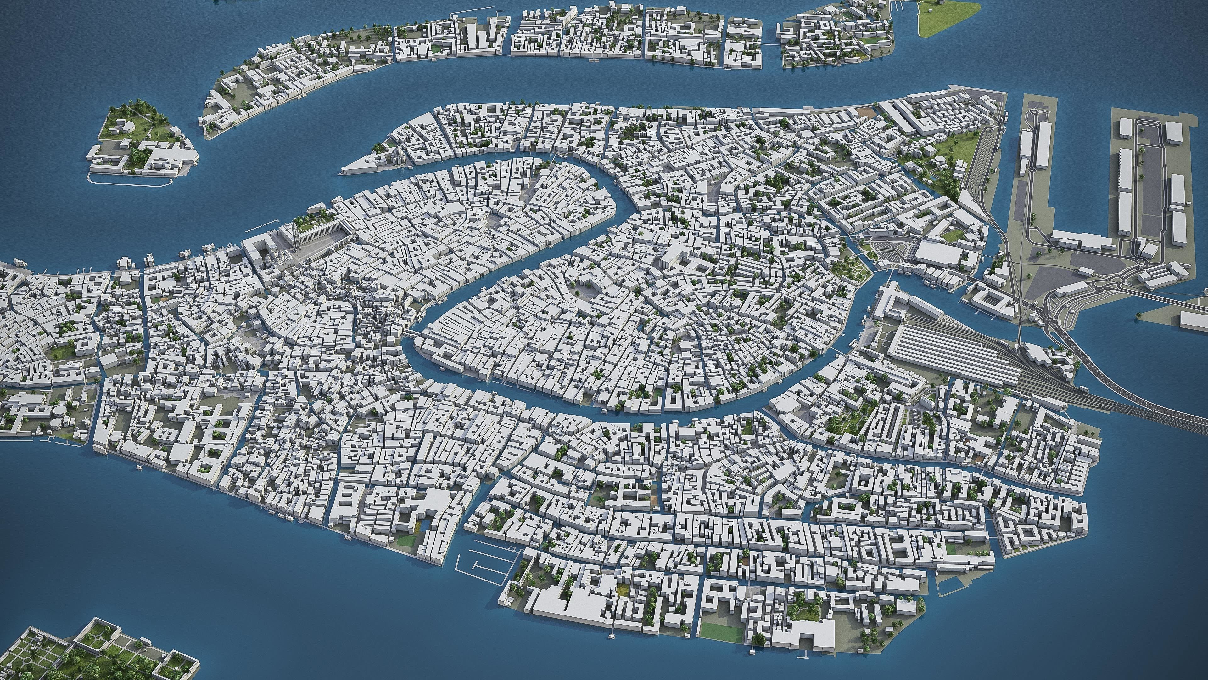 Padua - Treviso - Venice 3D Model Collection_20