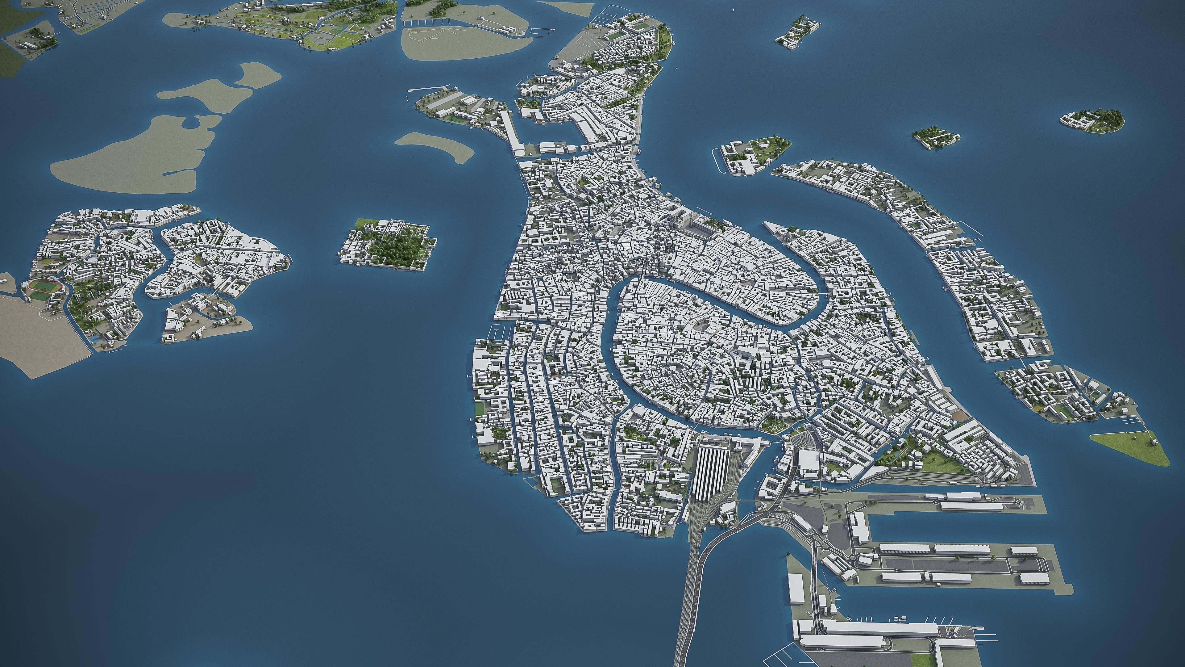 Padua - Treviso - Venice 3D Model Collection_11