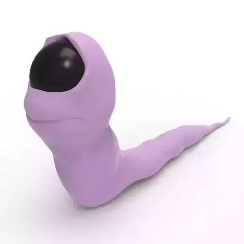 Worm with one eye