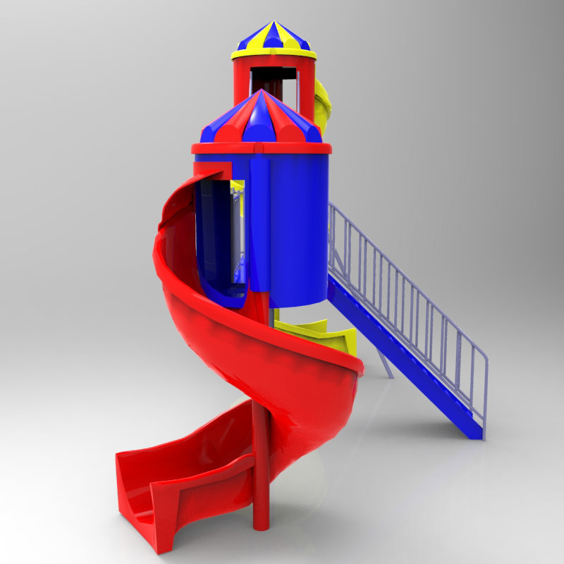 Playground Studio Max obj 3D model_3
