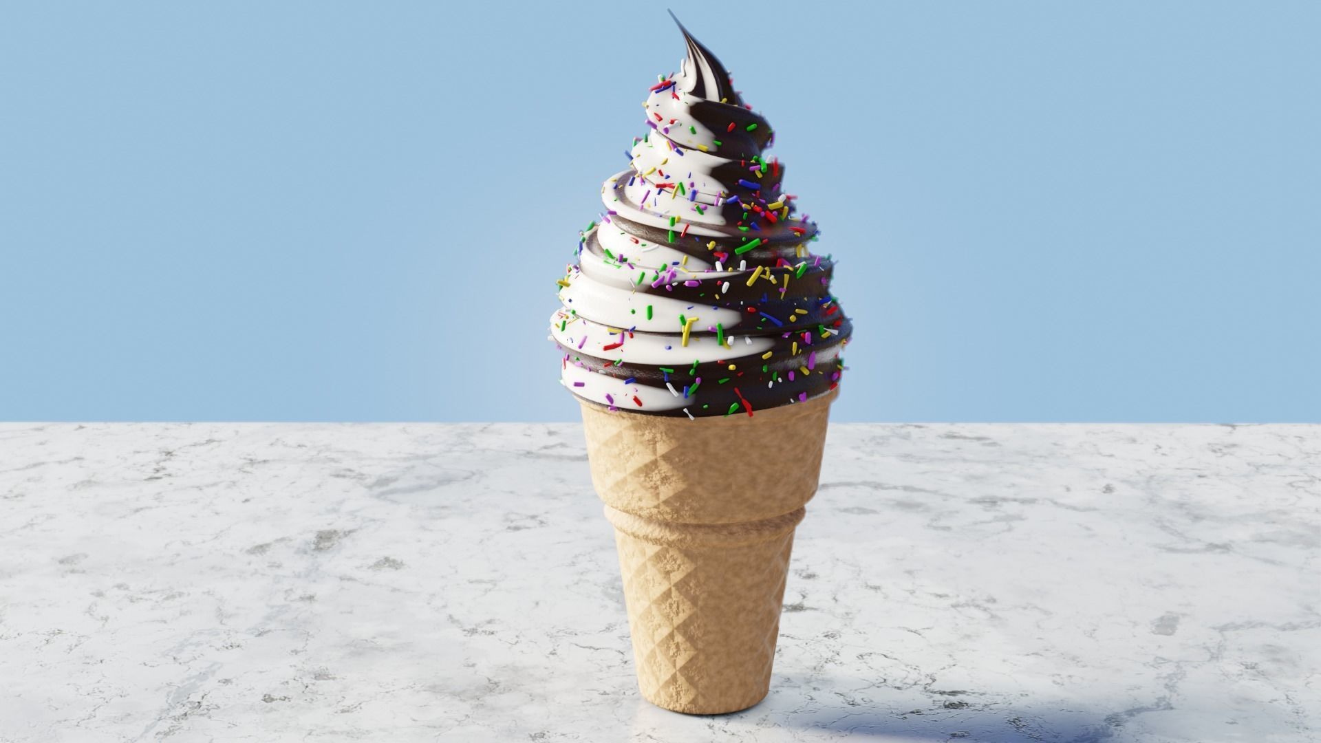 Ice Cream 3D 3D model_3