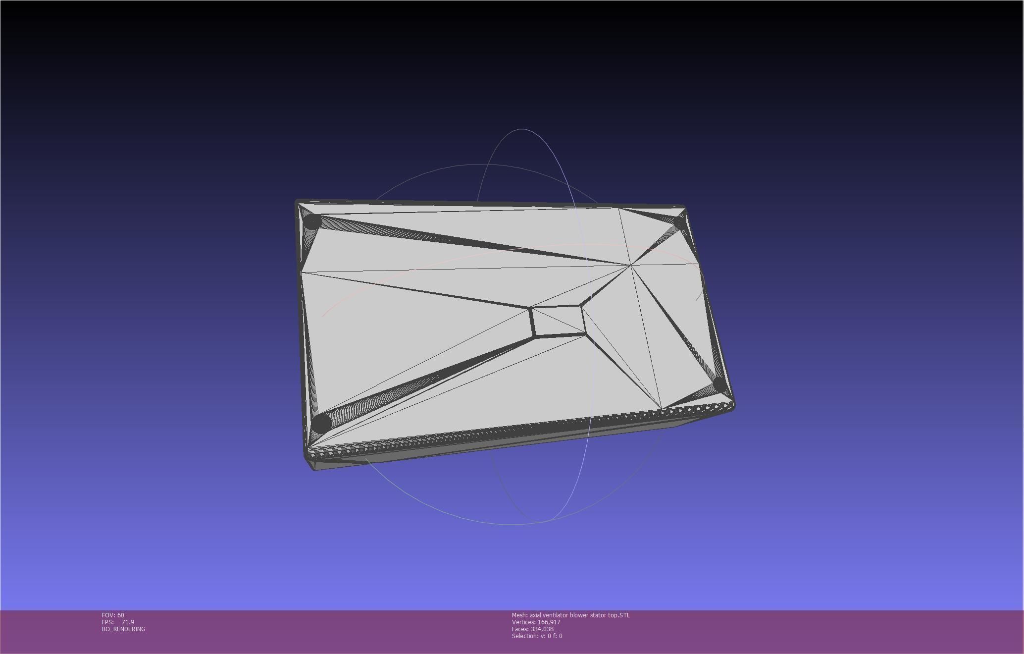 3D-Printable Axial Ventilator Blower Assembly 3D print model_68