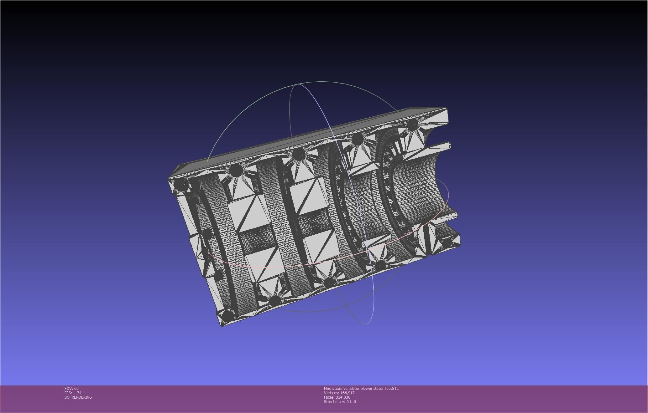 3D-Printable Axial Ventilator Blower Assembly 3D print model_66