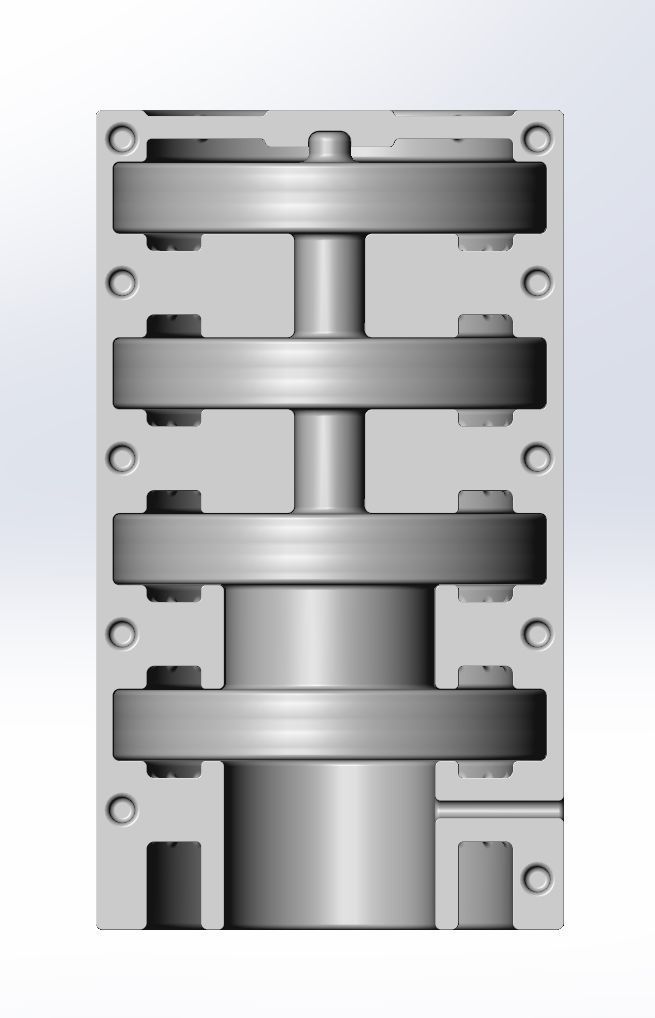3D-Printable Axial Ventilator Blower Assembly 3D print model_4