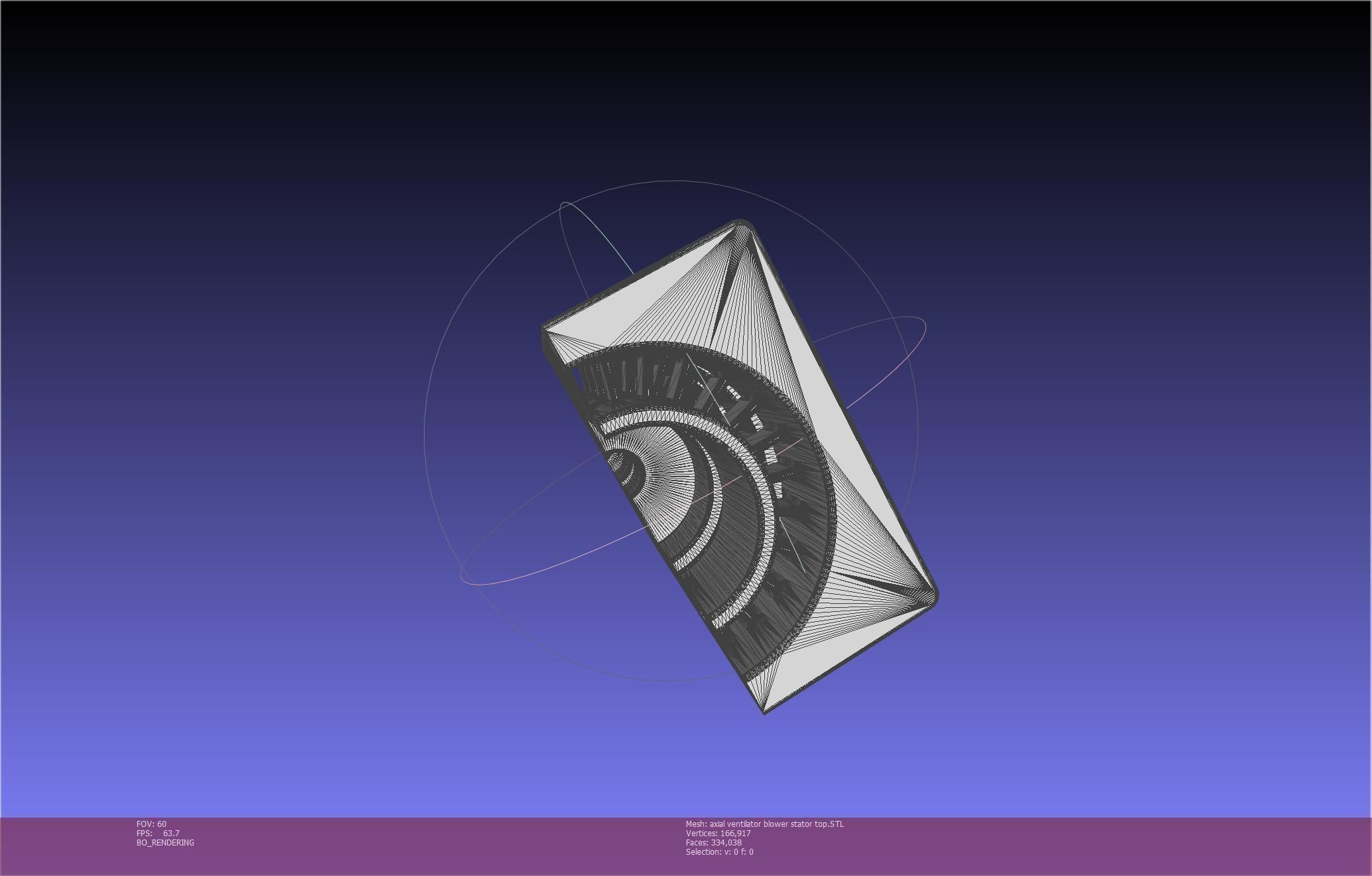 3D-Printable Axial Ventilator Blower Assembly 3D print model_64