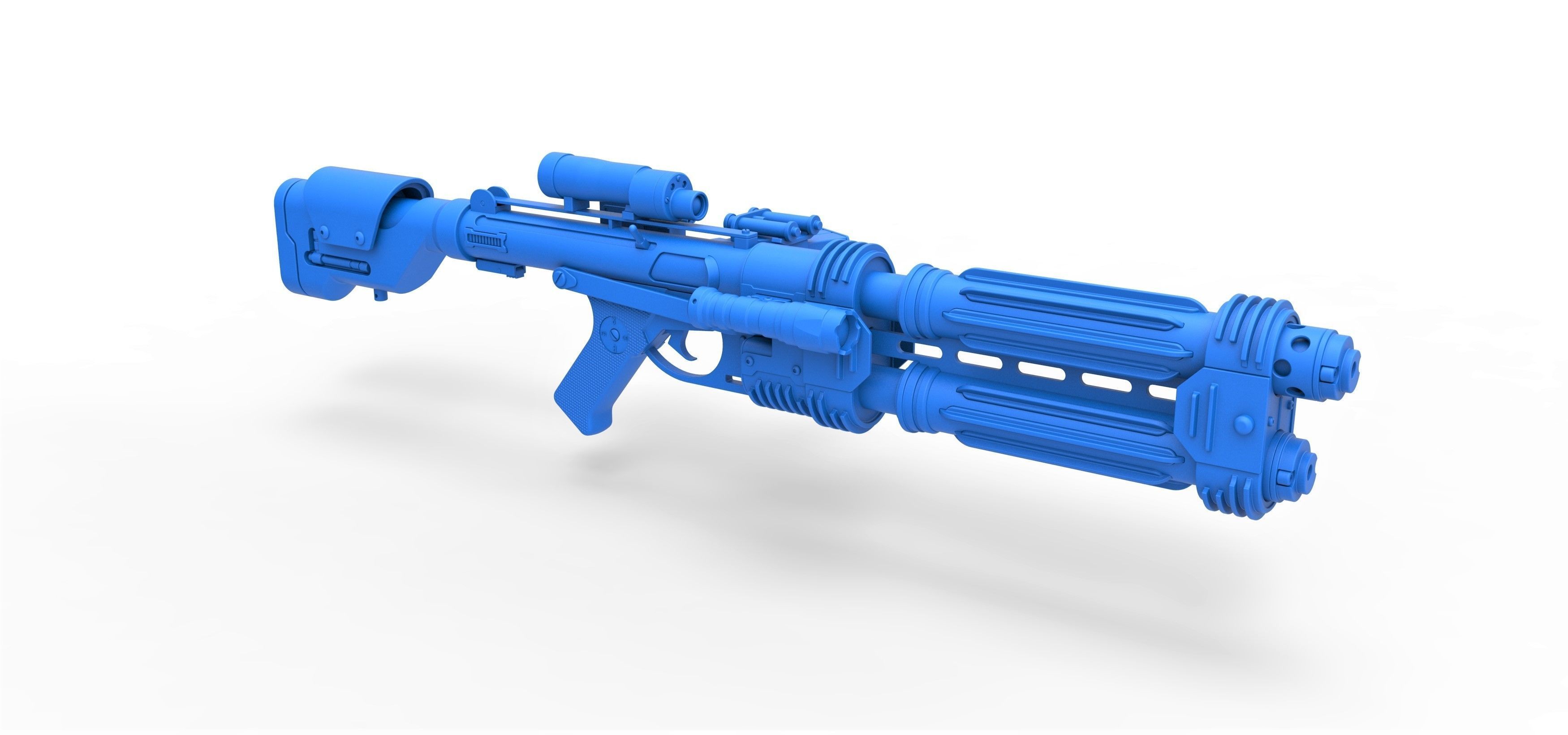 Shore trooper Blaster E-22 from Star Wars Rogue One 3D model_23