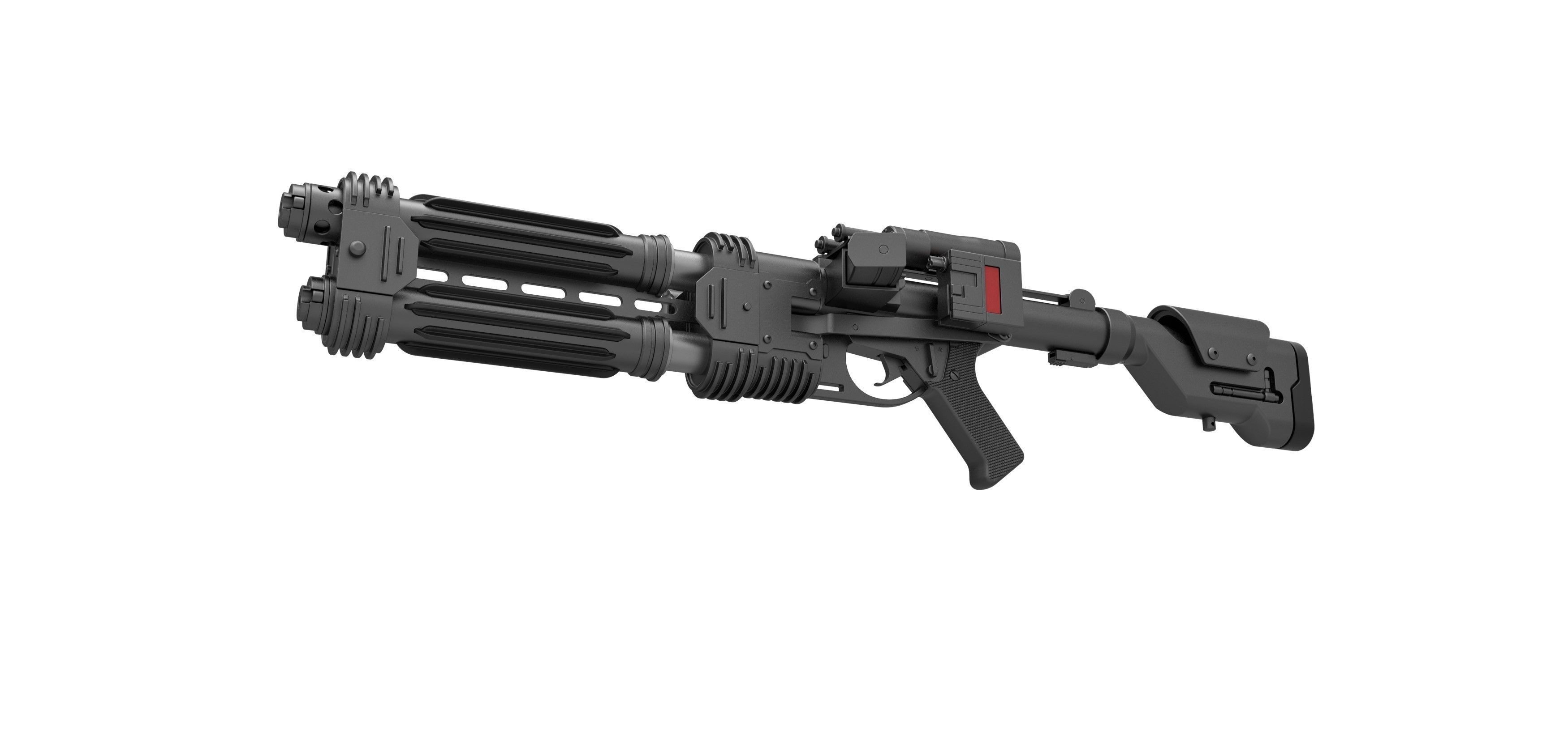 Shore trooper Blaster E-22 from Star Wars Rogue One 3D model_2