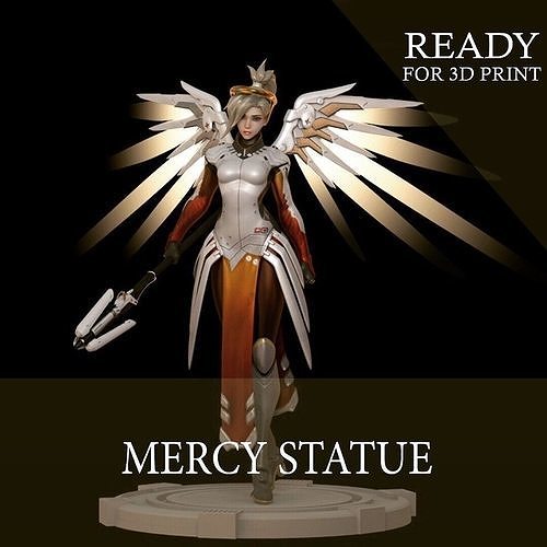 Mercy Statue for 3D Print  3D print model