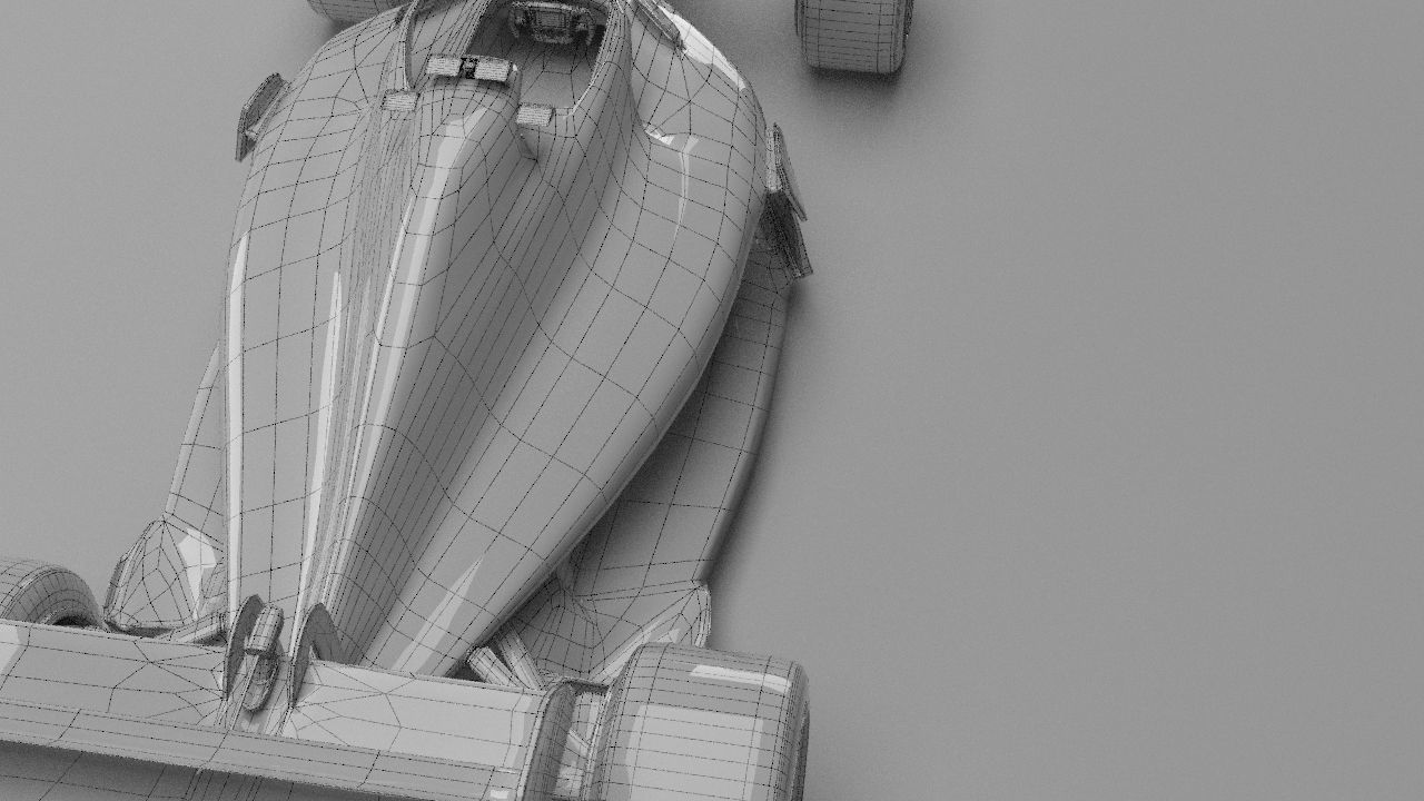 f1 haas 2021 - 2023 concept Low-poly 3D model_32