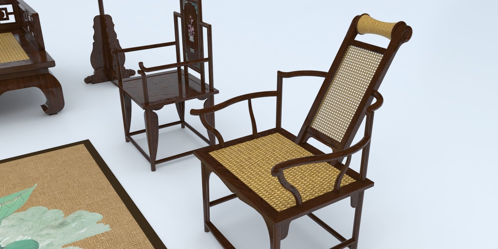 CHINESE CLASSICAL SET 3D model_3