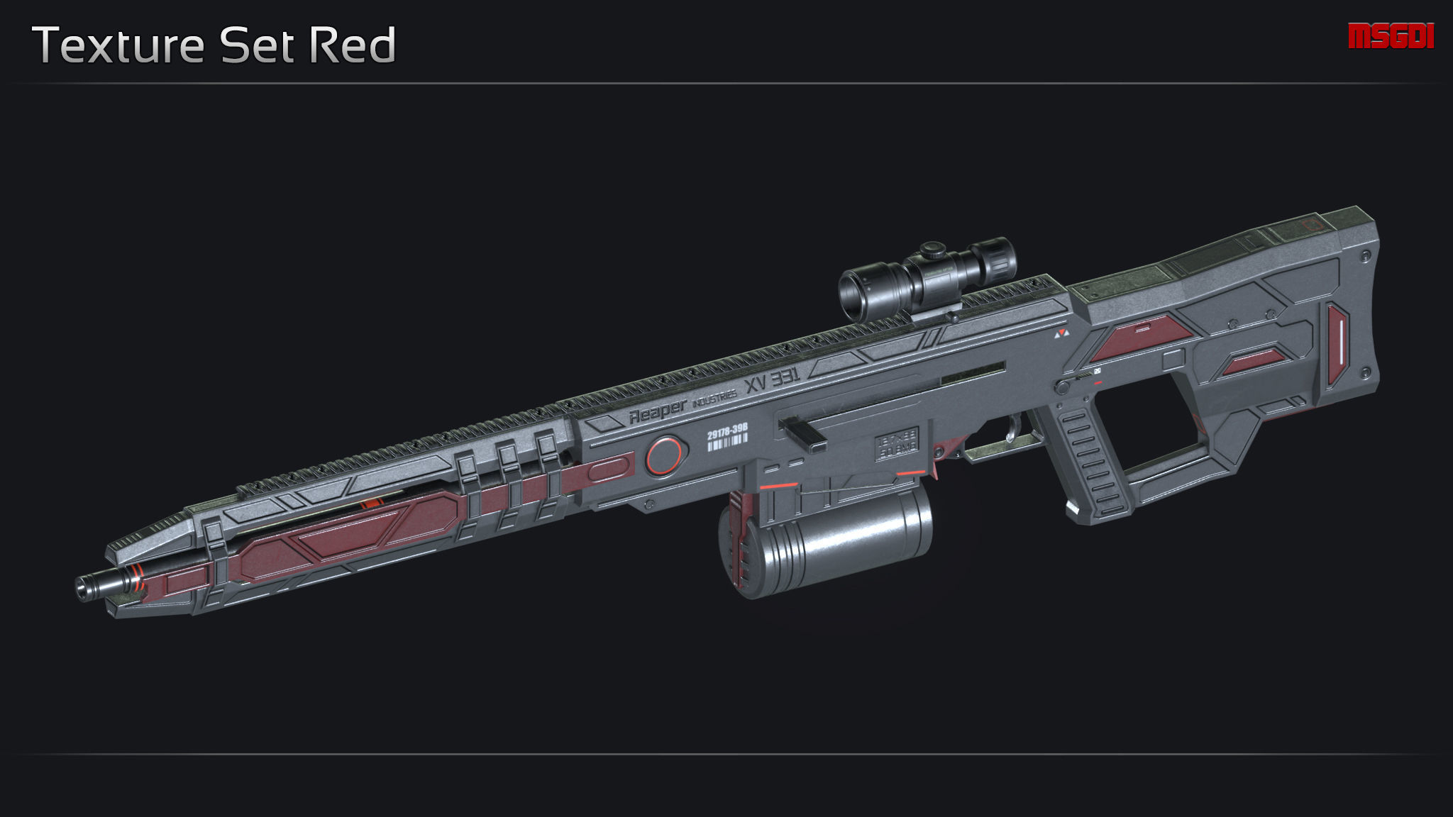 Scifi Sniper Rifle Collection _16