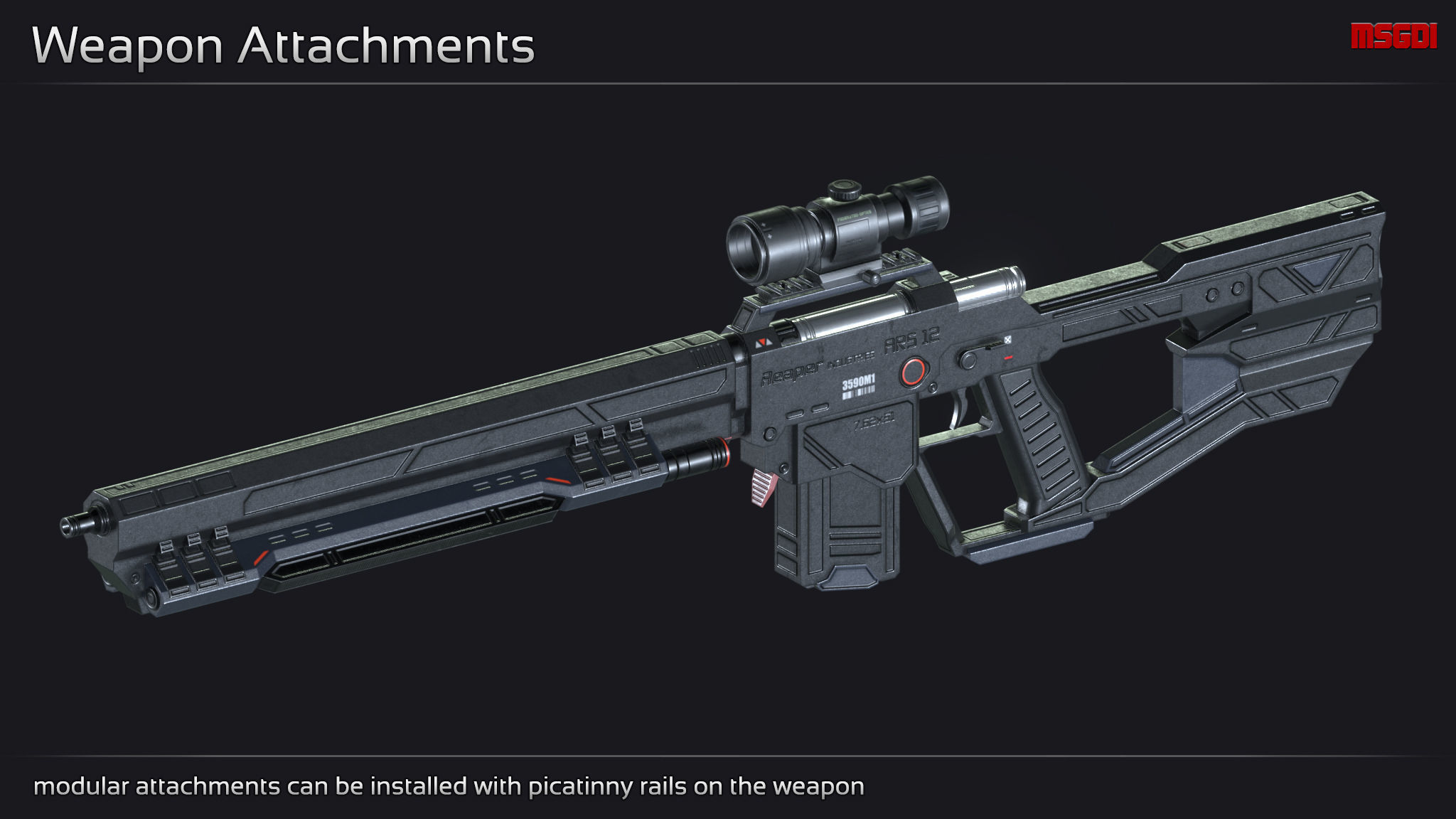 Scifi Sniper Rifle Collection _8