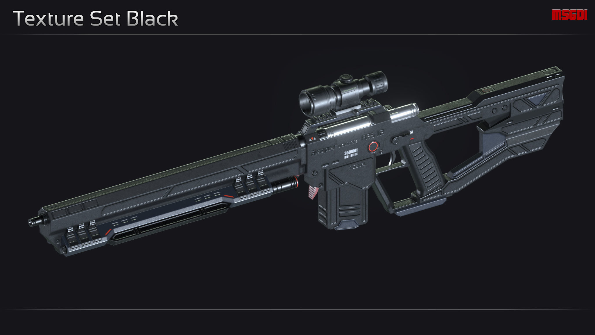 Scifi Sniper Rifle Collection _13