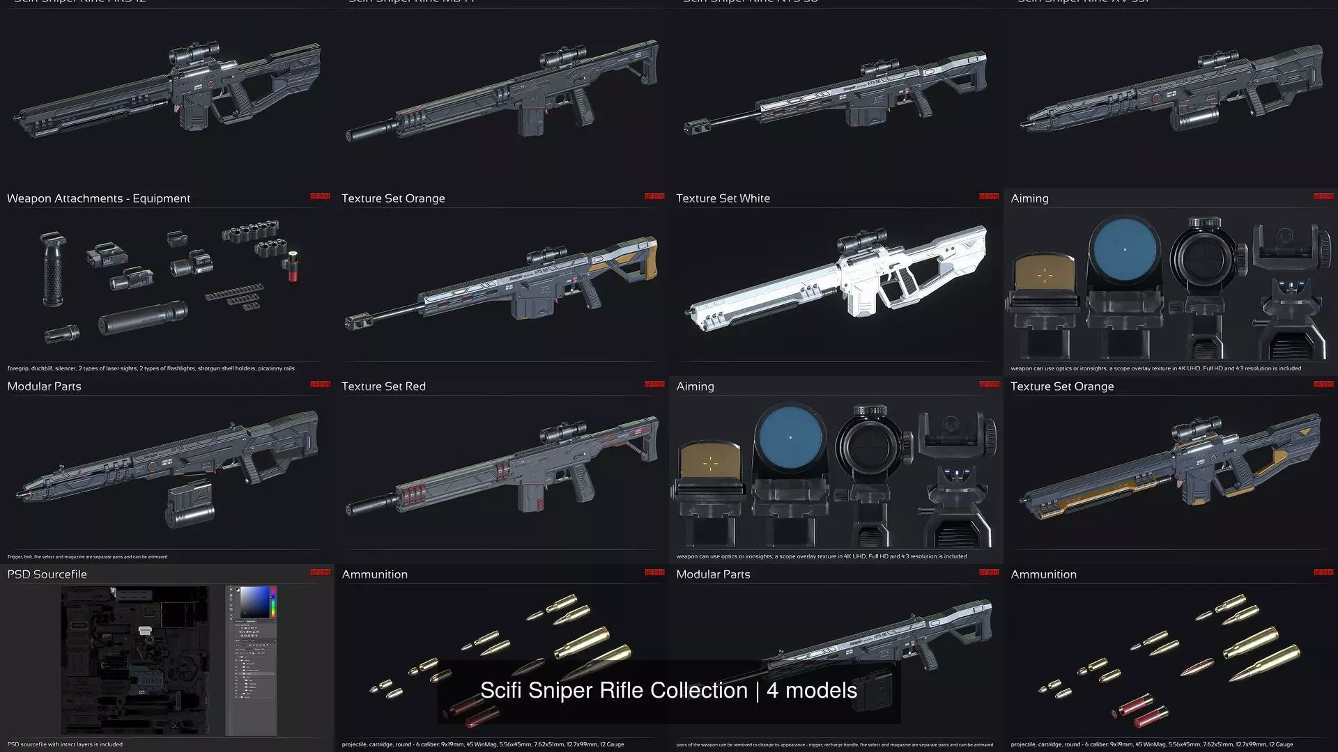 Scifi Sniper Rifle Collection _0