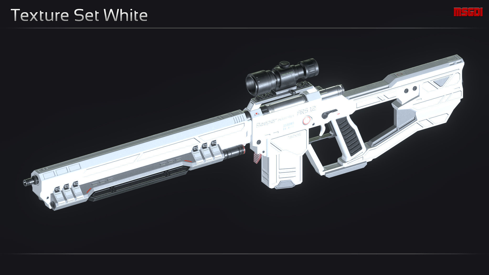 Scifi Sniper Rifle Collection _17