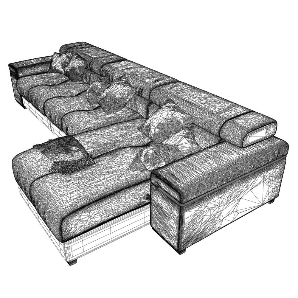 206-Sofa natuzzi Avana 2 3D model_5