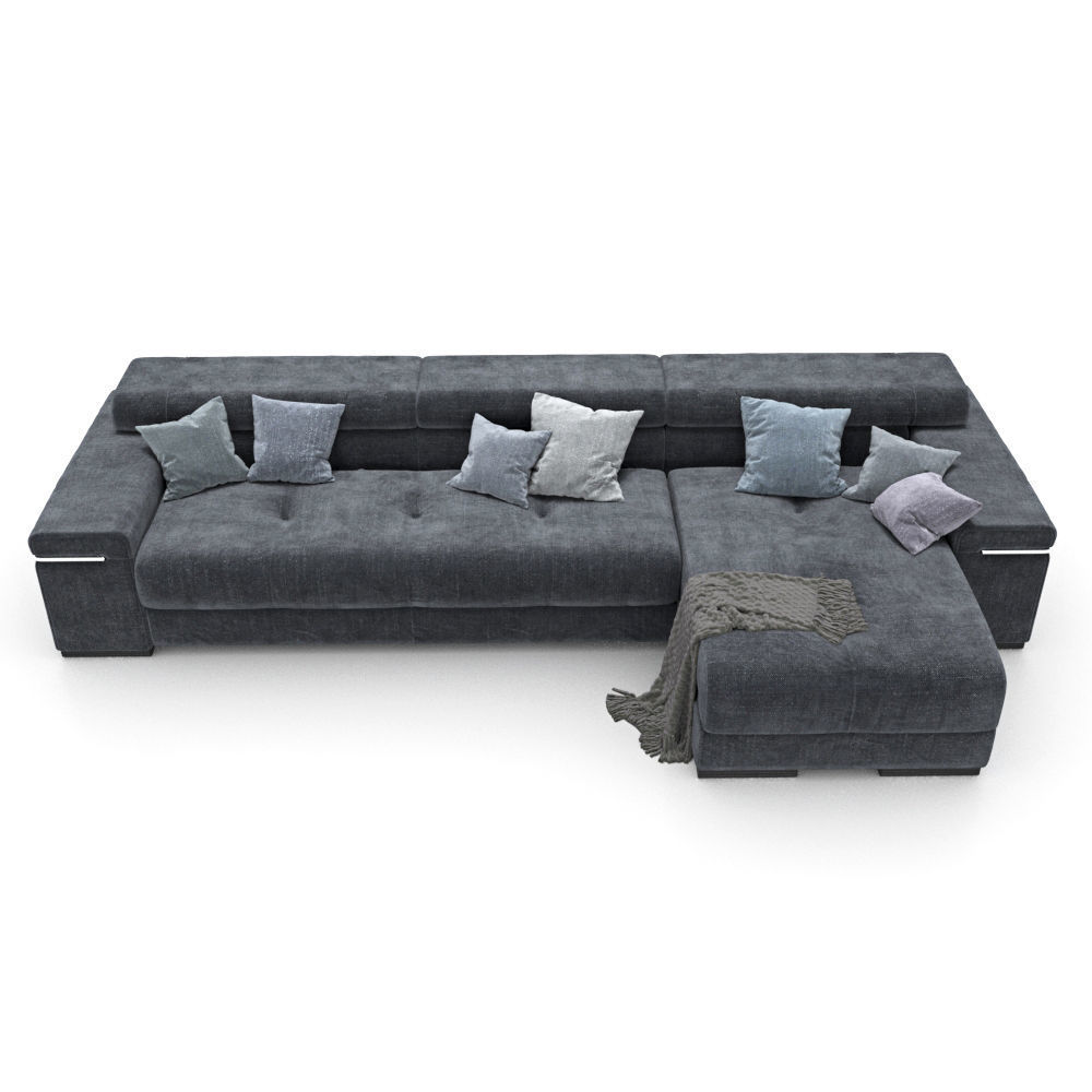 206-Sofa natuzzi Avana 2 3D model_1