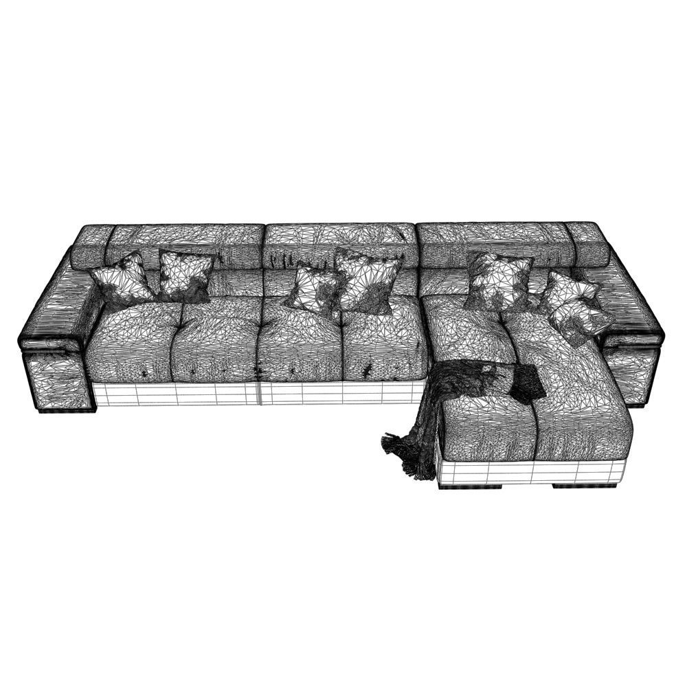 206-Sofa natuzzi Avana 2 3D model_4