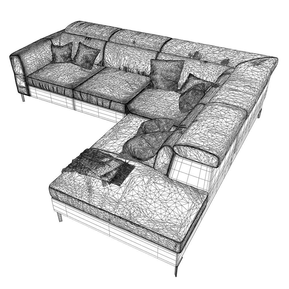 207-Sofa natuzzi bebop 2900 3 3D model_5