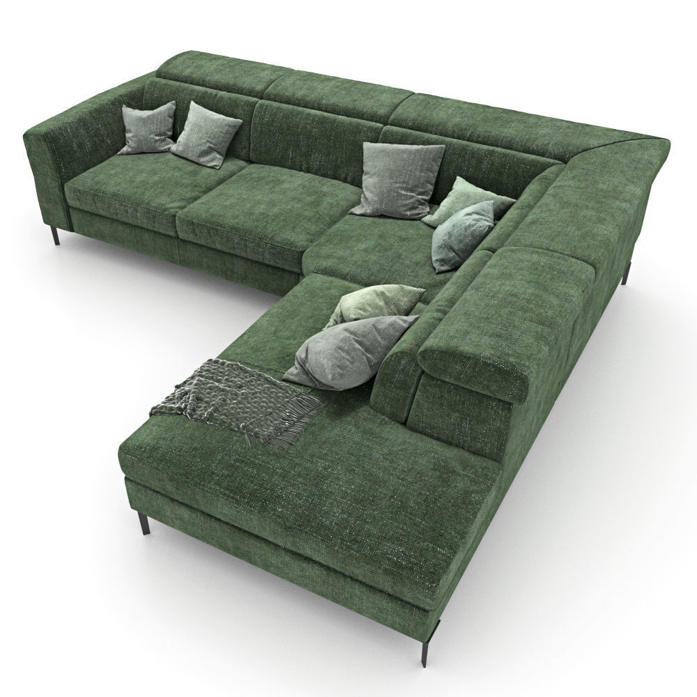 207-Sofa natuzzi bebop 2900 3 3D model_2