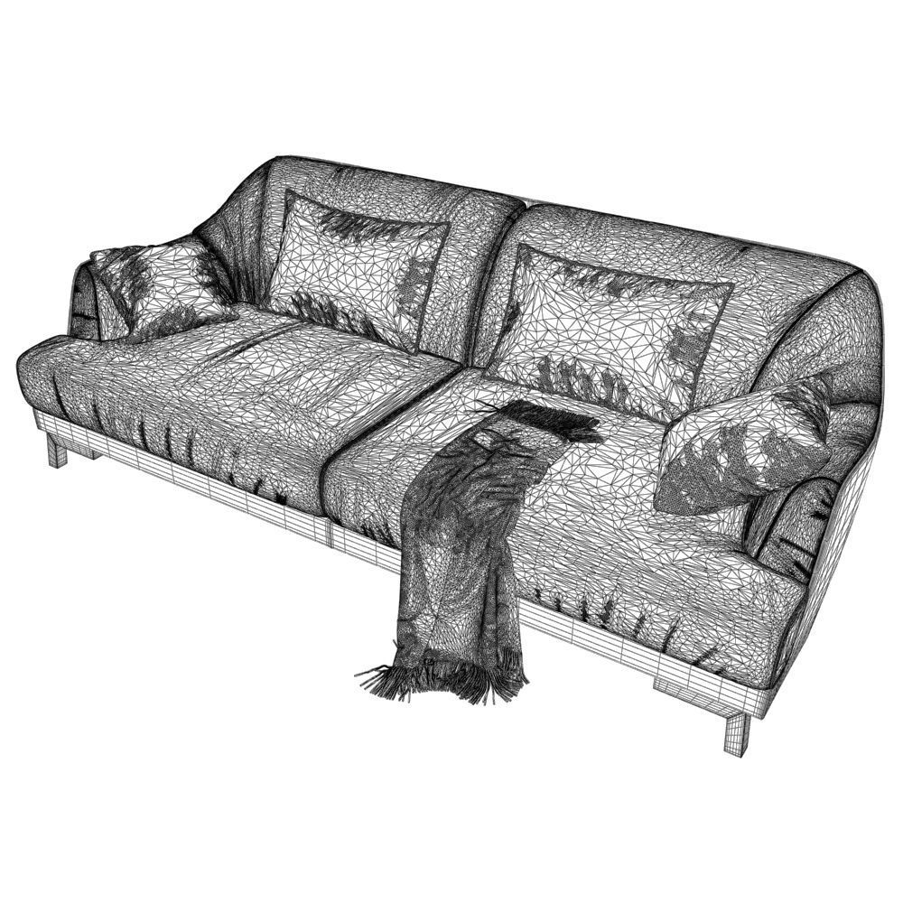 212-Sofa natuzzi DonGiovanni 2906 4 3D model_5