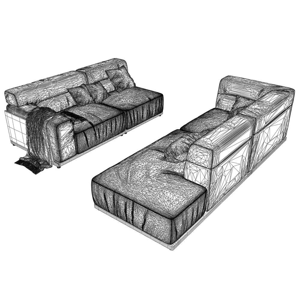 214-Sofa natuzzi Dorian 2904 var 2 3D model_5
