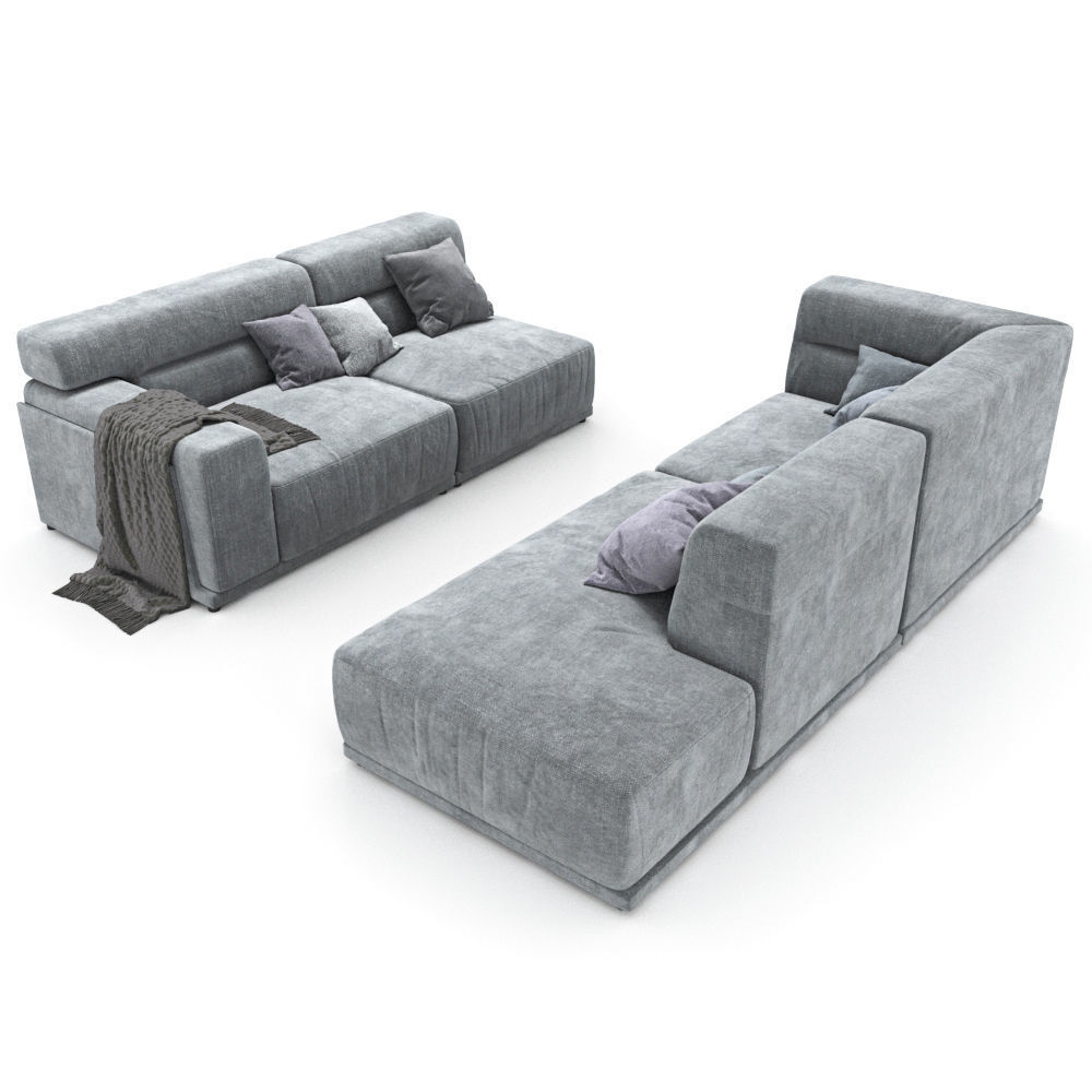 214-Sofa natuzzi Dorian 2904 var 2 3D model_2