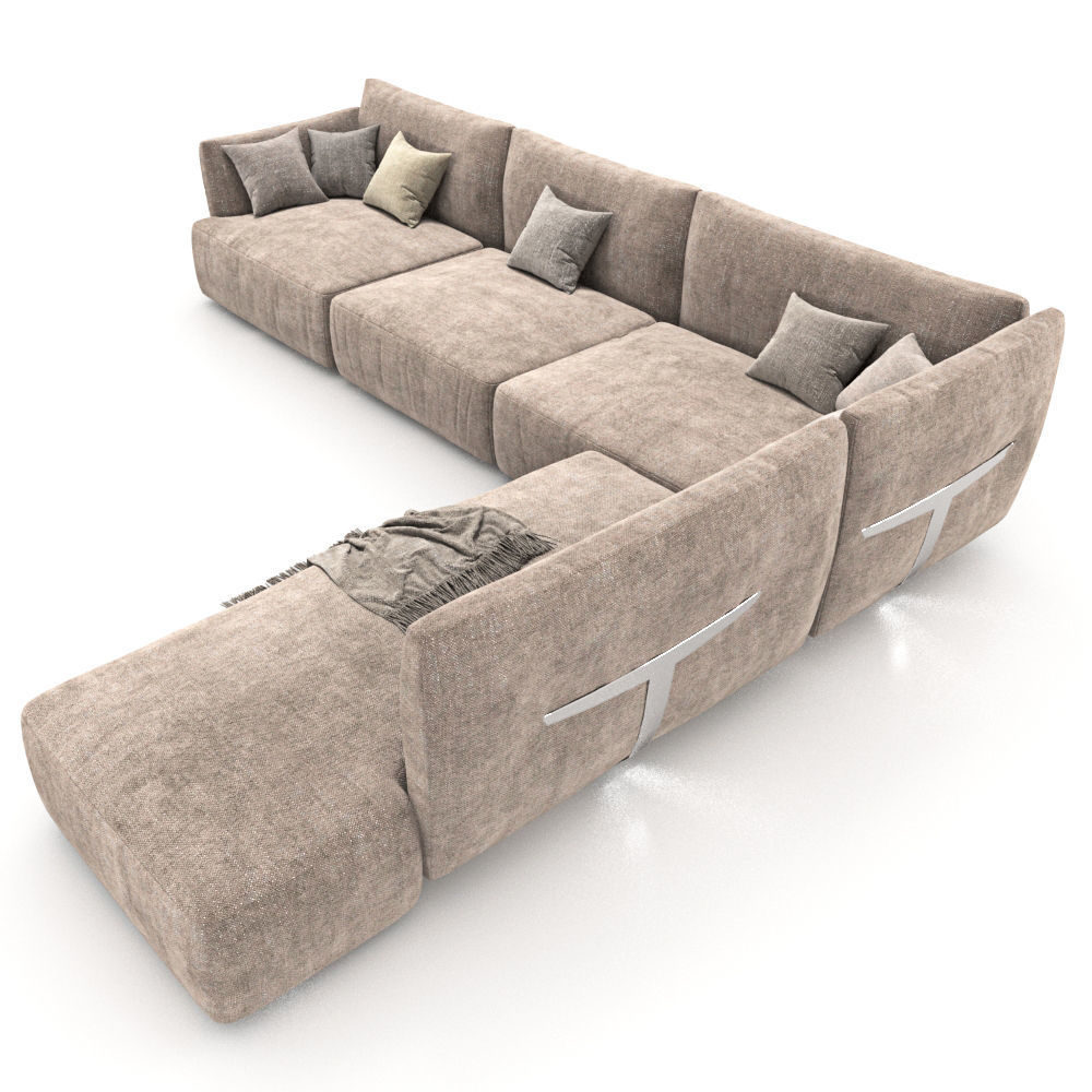 225-Sofa natuzzi herman 2981 1 3D model_2