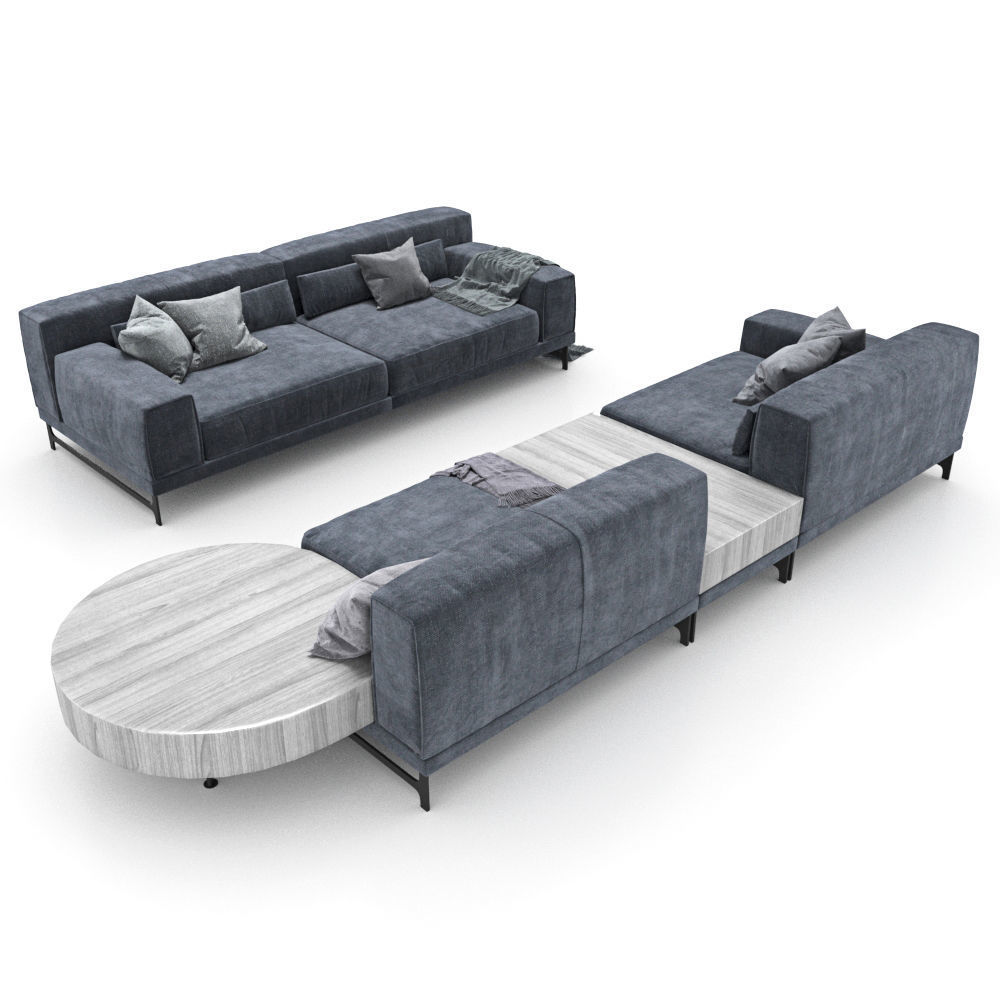 228-Sofa Natuzzi Ido var 4 3D model_2