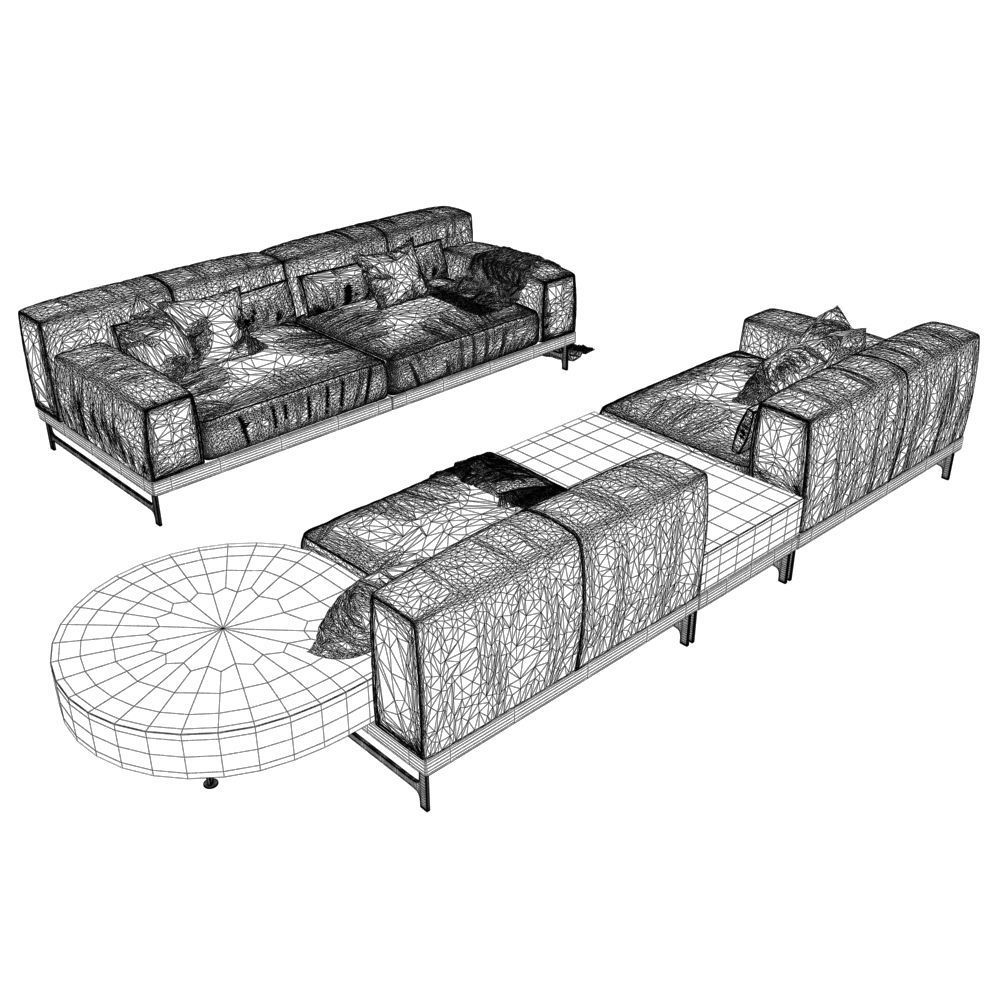 228-Sofa Natuzzi Ido var 4 3D model_5