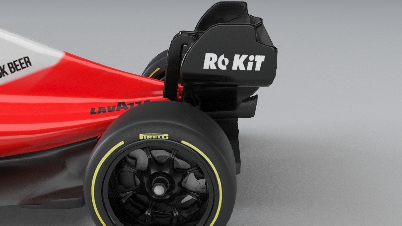 ROKiT WILLIAMS RACING 2021 - 2023 concept Low-poly 3D model_3