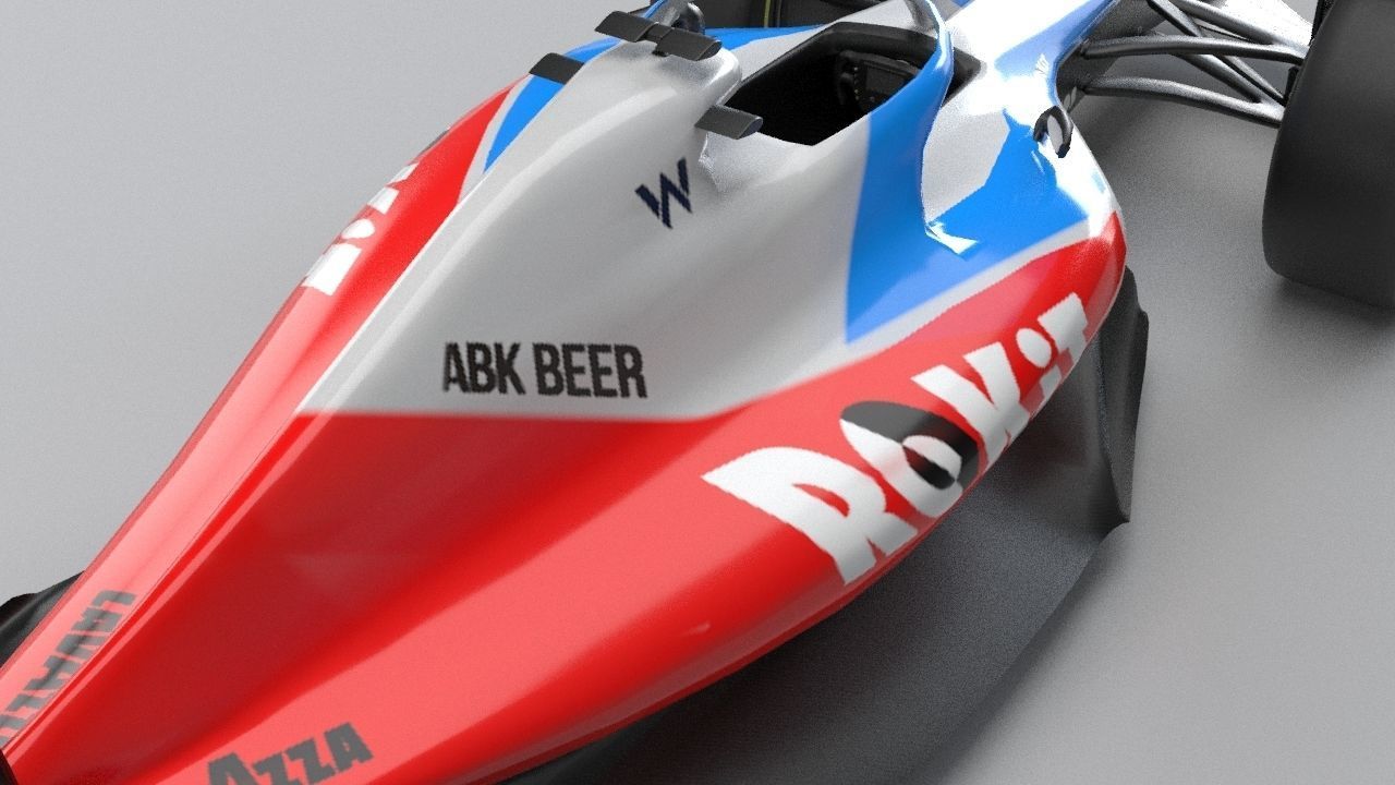 ROKiT WILLIAMS RACING 2021 - 2023 concept Low-poly 3D model_39