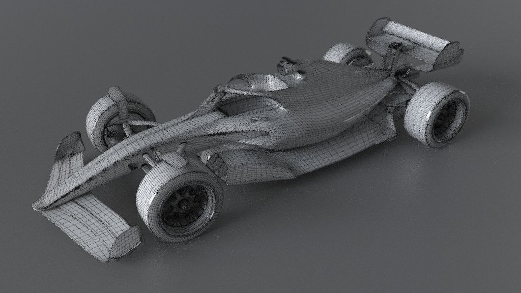 ROKiT WILLIAMS RACING 2021 - 2023 concept Low-poly 3D model_7