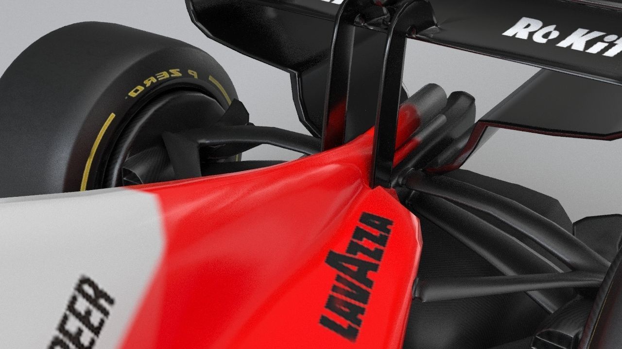 ROKiT WILLIAMS RACING 2021 - 2023 concept Low-poly 3D model_4