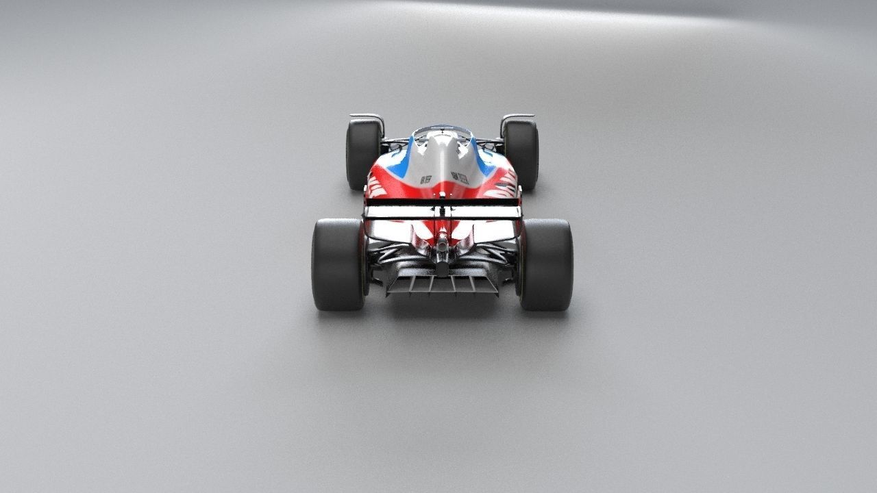 ROKiT WILLIAMS RACING 2021 - 2023 concept Low-poly 3D model_42