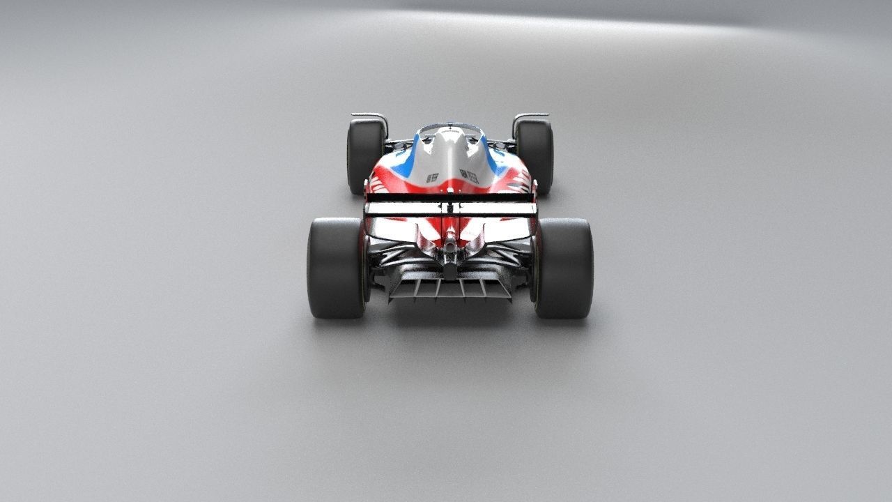 ROKiT WILLIAMS RACING 2021 - 2023 concept Low-poly 3D model_43