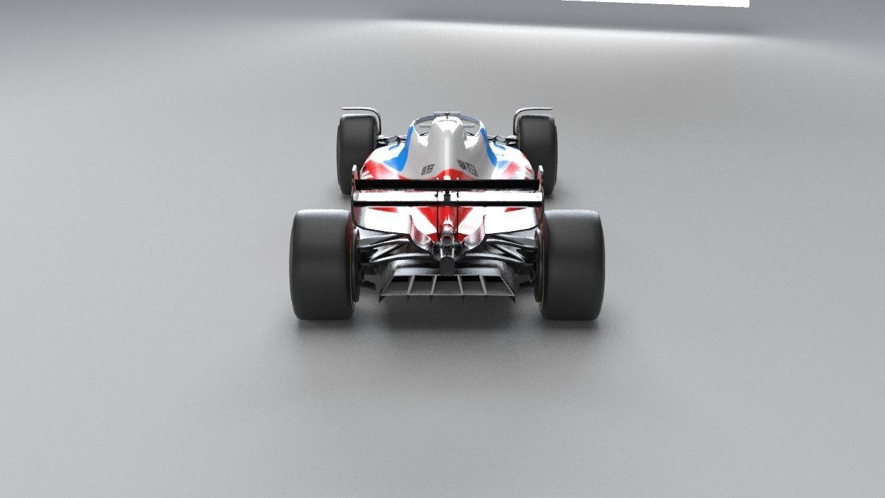 ROKiT WILLIAMS RACING 2021 - 2023 concept Low-poly 3D model_44