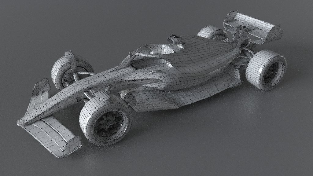 ROKiT WILLIAMS RACING 2021 - 2023 concept Low-poly 3D model_12