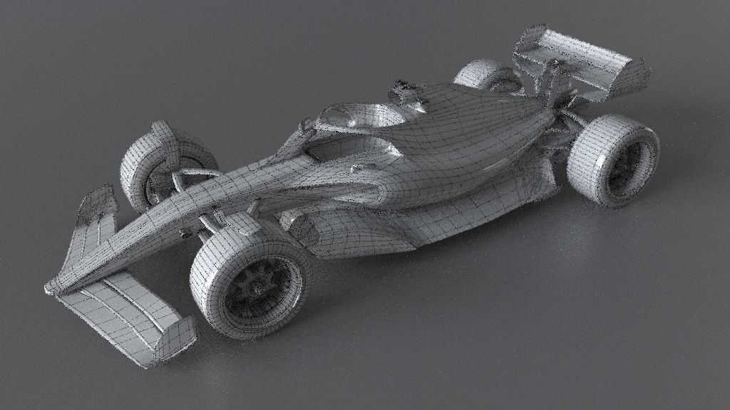 ROKiT WILLIAMS RACING 2021 - 2023 concept Low-poly 3D model_9