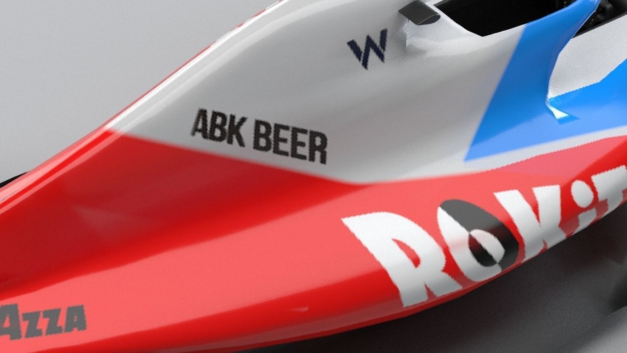 ROKiT WILLIAMS RACING 2021 - 2023 concept Low-poly 3D model_38