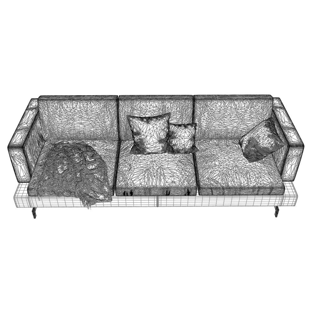 232-Sofa Natuzzi Jeremy var 4 3D model_4