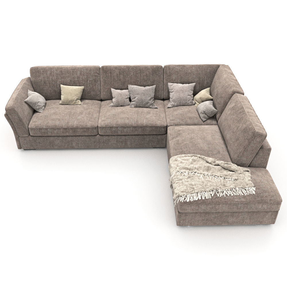 233-Sofa natuzzi Lilium 1 3D model_1