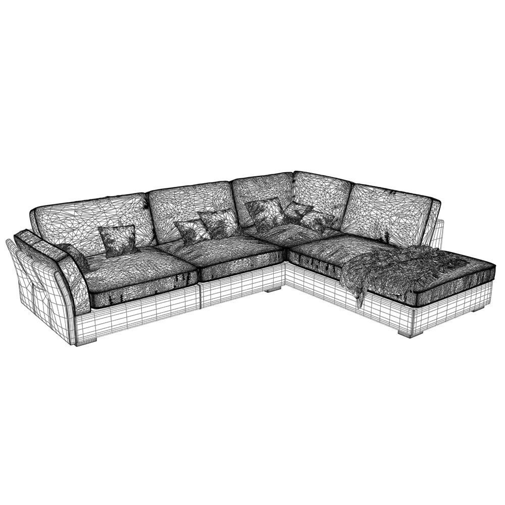 233-Sofa natuzzi Lilium 1 3D model_3