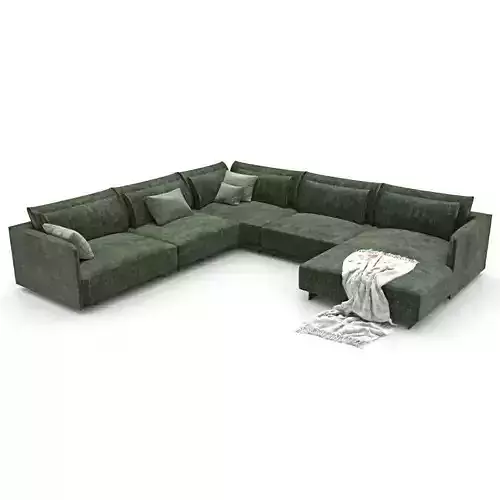235-Sofa natuzzi LongBeach 2911 3