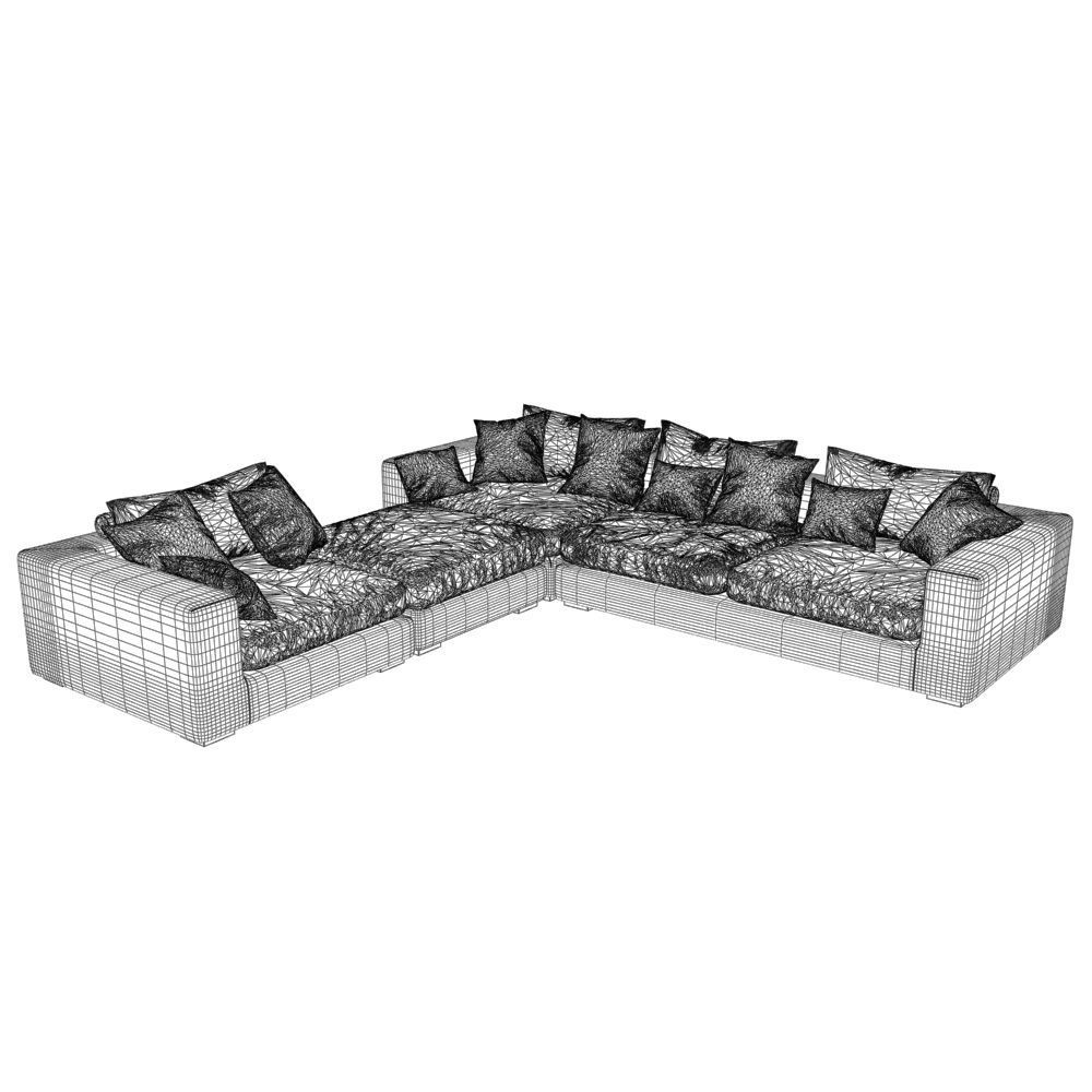 239-Sofa Club Element grey 3 3D model_3