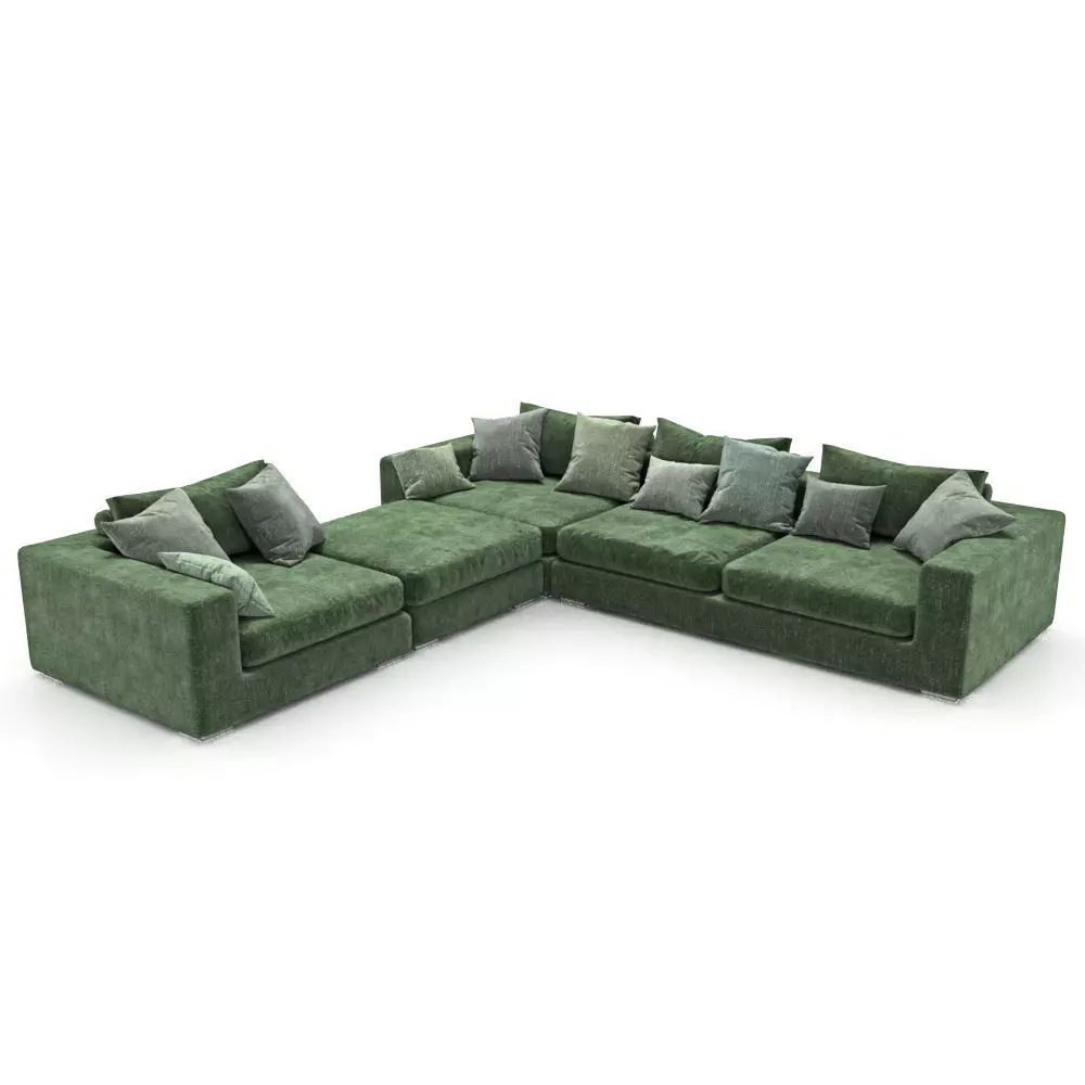 239-Sofa Club Element grey 3 3D model_0