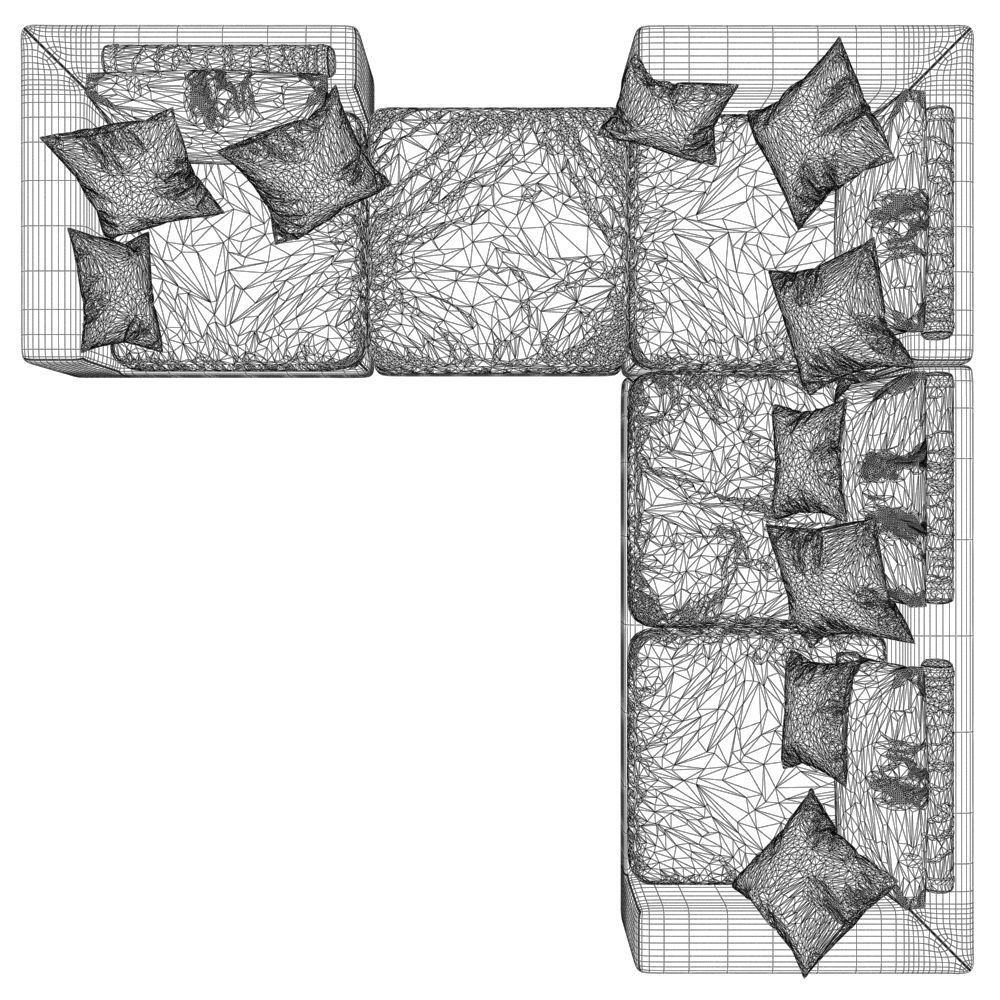 239-Sofa Club Element grey 3 3D model_4