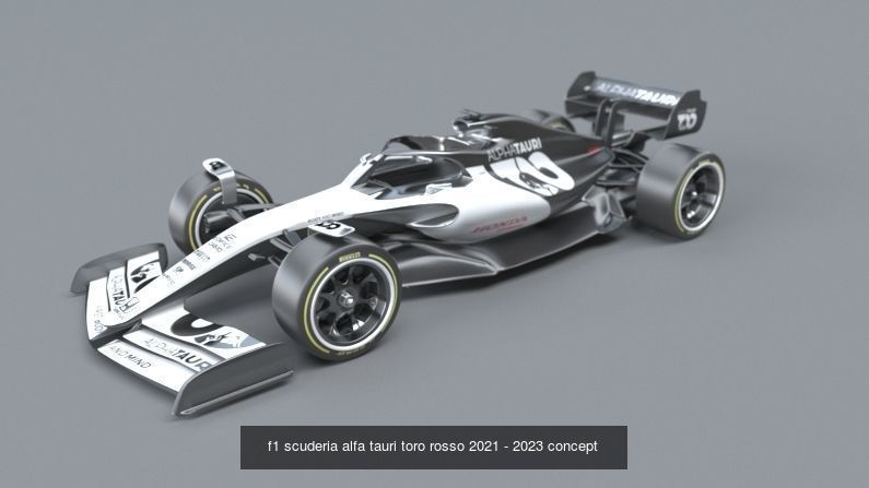 10 team f1 racing concept car 2021-2023 3D Model Collection_16