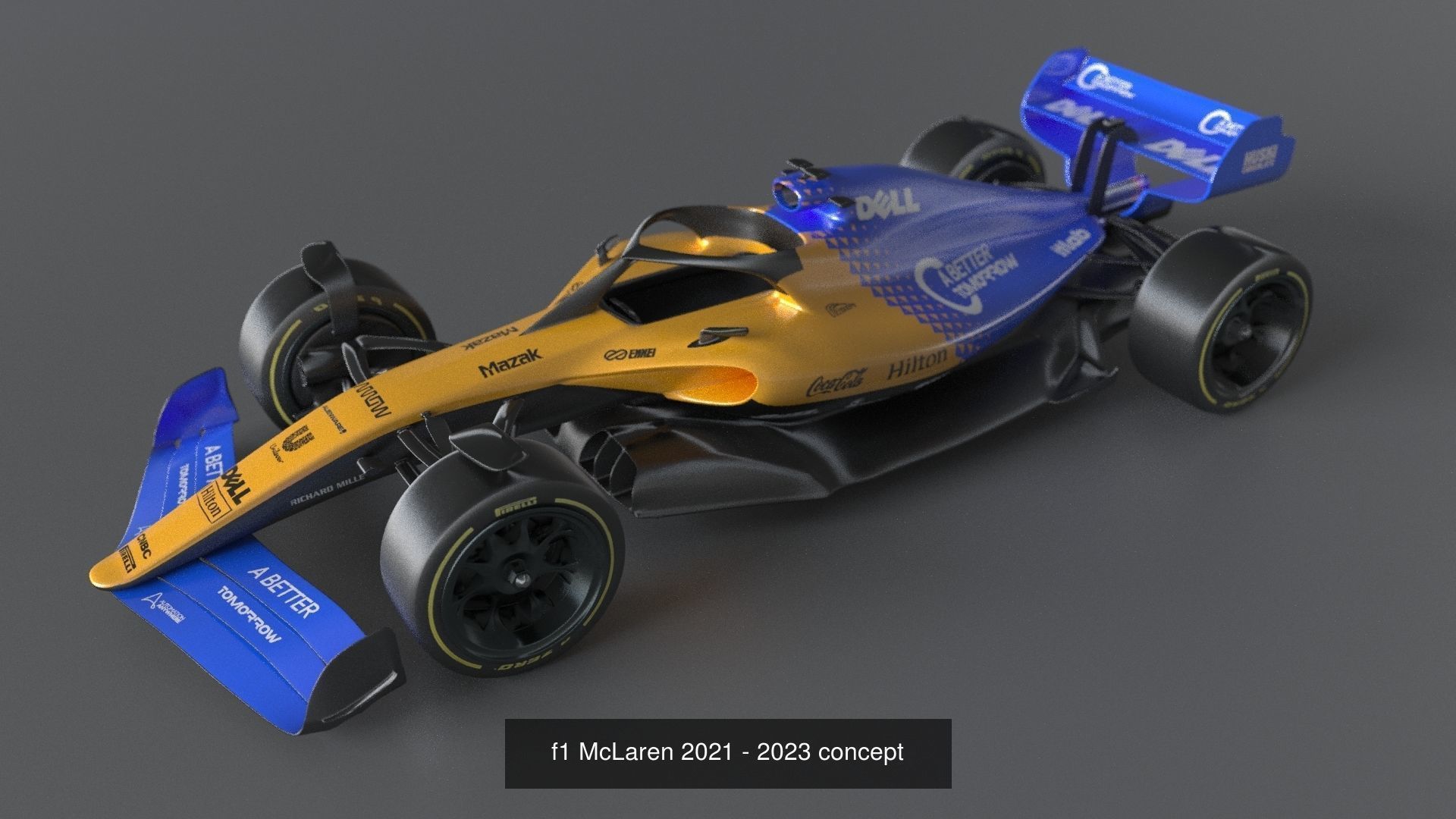 10 team f1 racing concept car 2021-2023 3D Model Collection_18