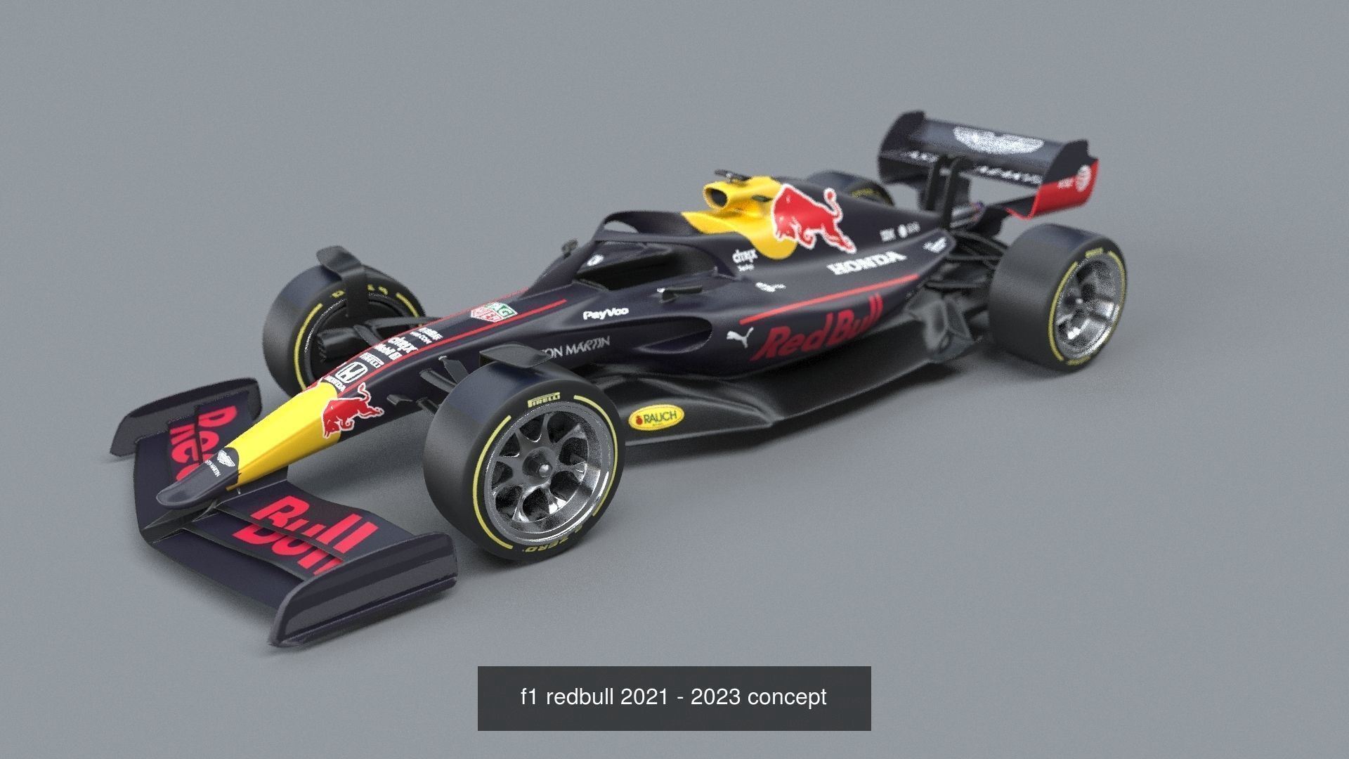 10 team f1 racing concept car 2021-2023 3D Model Collection_14